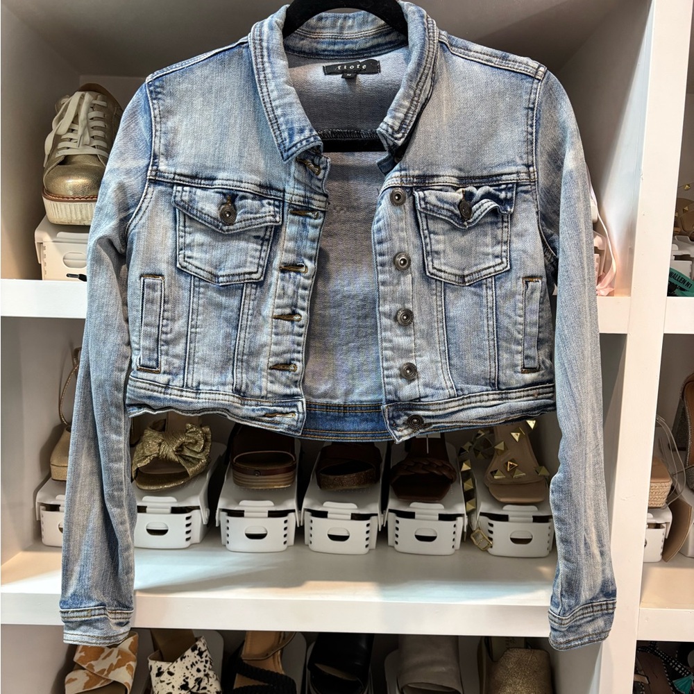 Isabella Fiore Light Blue Jean Jacket